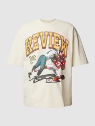 T-Shirt mit Motiv-Print von REVIEW Weiß - 14