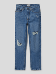 Regular Fit Jeans im Destroyed-Look von Mango Blau / Türkis - 7