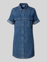 Jeanskleid mit Umlegekragen Modell 'NEW SIGNE' von Noisy May Blau - 18