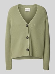 Relaxed Fit Strickjacke aus reiner Baumwolle von Marc O'Polo - 1