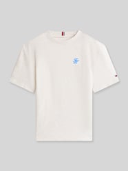 męski t-shirt o kroju regular fit z czystej bawełny od Tommy Hilfiger Teens - 8