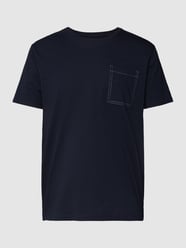 T-Shirt mit Brusttasche von Esprit Blau - 22