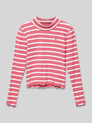 Longsleeve mit Stehkragen von Tommy Hilfiger Teens Pink - 14