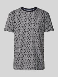 T-shirt met geribde ronde hals van Christian Berg Men - 27