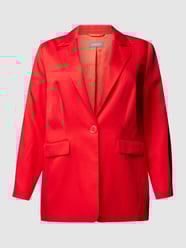 PLUS SIZE blazer met reverskraag van Samoon Rood - 12