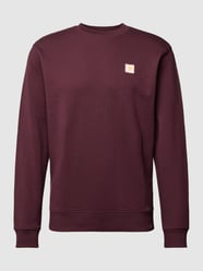 Sweatshirt mit Label-Patch von Scotch & Soda Bordeaux - 21