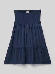 Rozkloszowana spódnica midi z mieszanki lyocellu od s.Oliver RED LABEL - 34