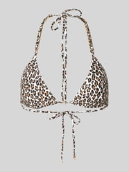 Góra od bikini z zwierzęcym nadrukiem na całej powierzchni od Michael Kors - 9