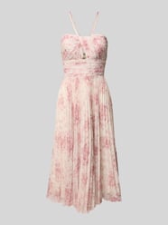 Cocktailkleid mit Plisseefalten von Laona Pink - 3