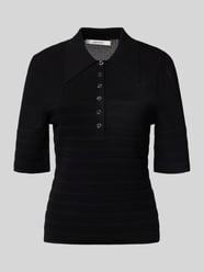 Poloshirt aus Viskose-Mix mit kurzer Knopfleiste von Gestuz - 8