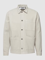 Jeansjack met steekzakken, model 'Fate' van Minimum Grijs / zwart - 48