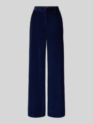 Straight Fit Cordhose aus reiner Baumwolle mit seitlichen Eingrifftaschen Modell 'TANIA' von Weekend Max Mara Blau - 28