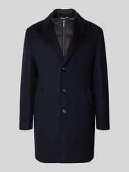 Regular Fit Mantel aus Woll-Mix mit Knopf- und Reißverschluss von bugatti - 39