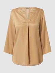 Blouseshirt met tuniekkraag, model 'Florenia' van Drykorn Bruin - 38