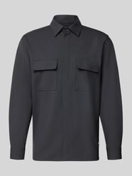 relaxed fit hemdjack met scheerwol Model 'Arion' van DIGEL - 3