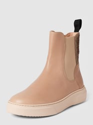 Chelsea-boots van leer van Marc Cain Bags & Shoes Wit - 37