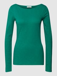 Longsleeve mit U-Boot-Ausschnitt von Marc O'Polo Grün - 18