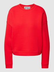 Sweatshirt mit Runhalsausschnitt von JAKE*S STUDIO WOMAN Rot - 23