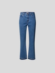 Flared Fit Jeans im cropped Design von RED Valentino Blau / Türkis - 45