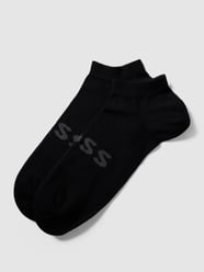 Sneakersocken mit Label-Print im 2er-Pack von BOSS Schwarz - 47