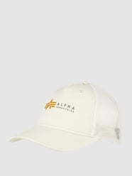 Cap mit Logo von Alpha Industries Weiß - 5