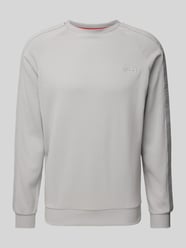 Sweatshirt mit Label-Stitching von HUGO Grau - 36