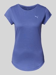 T-Shirt mit Logo-Print Modell 'Cloudspun Heather' von PUMA PERFORMANCE Blau - 14