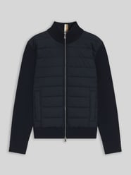 Regular fit sweatjack met doorgestikte voorkant, model 'HERNESTO' van BOSS - 24