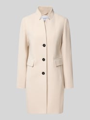 Jas met opstaande kraag van comma Beige - 6