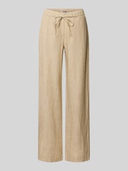 Leinenhose mit Bindegürtel Modell 'Chiara Belt' von MAC Beige - 18