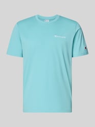T-shirt z haftowanym logo model 'ICONS CONTRAST' od Champion - 10