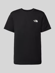 T-Shirt mit Label-Print Modell 'SIMPLE DOME' von The North Face Schwarz - 31