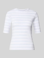 Basic T-Shirt Ringel O-Neck von Christian Berg Woman - 16