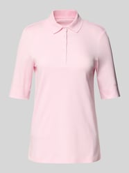 Poloshirt mit kurzer Knopfleiste von Christian Berg Woman Pink - 15