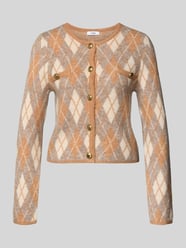 Strickjacke mit Rundhalsausschnitt Modell 'GUILAIN' von SUNCOO PARIS - 3