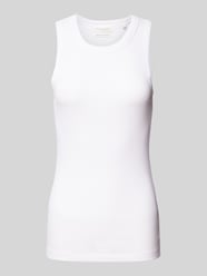 Tanktop in Ripp-Optik von Christian Berg Woman Weiß - 43