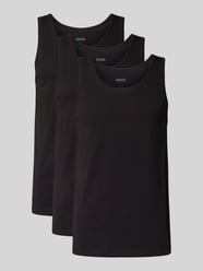 Tanktop met labeldetail in een set van 3 stuks, model 'Modern' van BOSS - 1