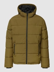 Steppjacke mit Kapuze Modell 'SLHHARRY PUFFER' von SELECTED HOMME Grün - 30