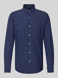 Slim Fit Business-Hemd mit Kentkragen Modell 'Hank' von BOSS Blau - 11