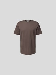 T-Shirt in melierter Optik von WOOD WOOD Braun - 43