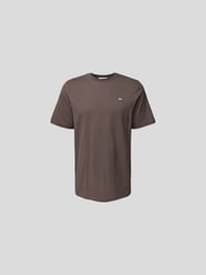 T-Shirt in melierter Optik von WOOD WOOD Braun - 8