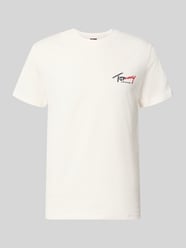 T-shirt o kroju slim fit z czystej bawełny od Tommy Jeans - 35