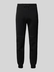 Tapered Fit Sweatpants mit Label-Print von REVIEW Schwarz - 37