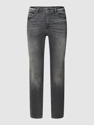 Jeansy z detalami z logo od Guess Szary - 38