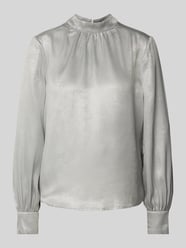 Regular Fit Bluse mit Turtleneck von Zero Grau - 1