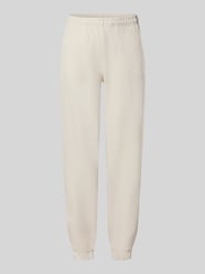 Regular fit sweatpants van katoenmix met labeldetail van aim'n - 28
