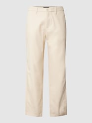 Stoffen broek met Franse steekzakken, model 'SEDGE' van Only & Sons Wit - 44
