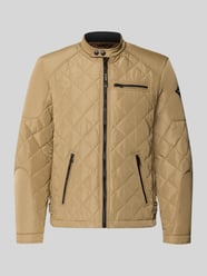 Regular Fit Jacke in Stepp-Optik von Replay Beige - 6