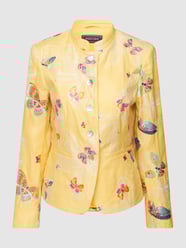 Blazer van puur linnen met maokraag van White Label Geel - 11