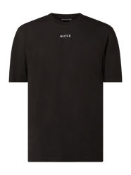 T-Shirt aus Baumwolle Modell 'Mede' von NICCE Grau / Schwarz - 10